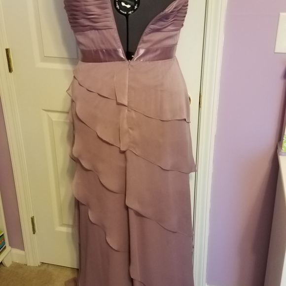 Lavender Chiffon Adrianna Papell Full LengthFormal - Picture 5 of 7